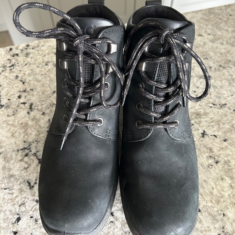 Ecco lace up boots